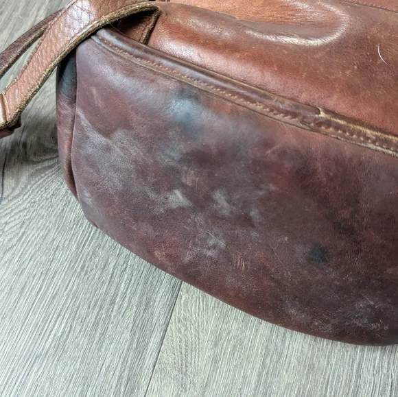 Vintage Coach Cognac Leather Backpack - Picture 7 of 16